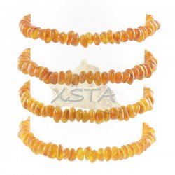 Baltic amber bracelet - chips style
